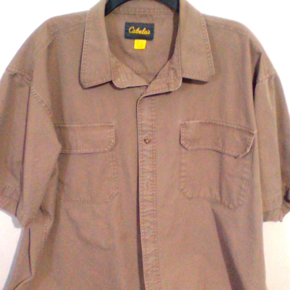 Big Man's Short Sleeve Button Down